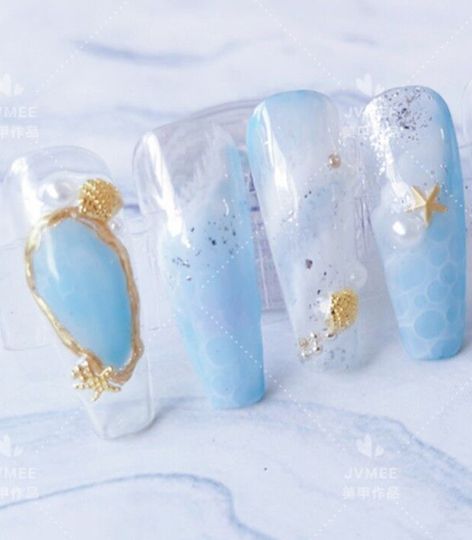 海洋風 泡泡甲作品